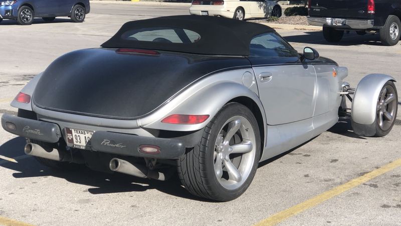 A filthy Prowler. This paint scheme is OEM. It is a limited edition called Black Tie.